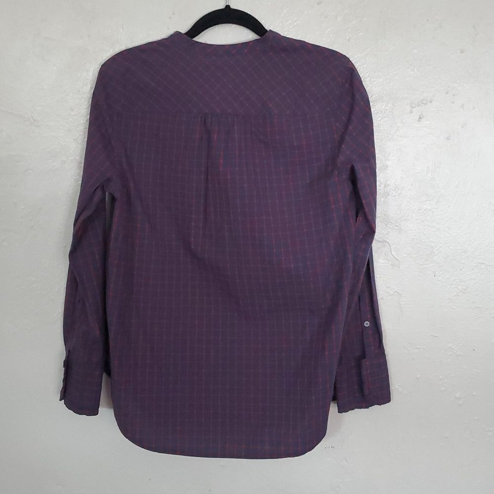 J. Crew Plaid Ruffle Detail Women's Top - Picture 9 of 9